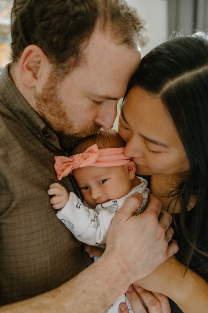 newborn photography in home in Eugene Oregon
